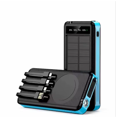 شاحن طاقة شمسية لاسلكي محمول ومحطة طاقة شمسية لأجهزة iPhone